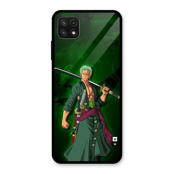 Zoro Ready Glass Back Case for Galaxy A22 5G