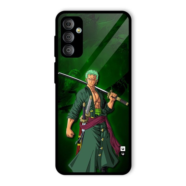 Zoro Ready Glass Back Case for Galaxy F23