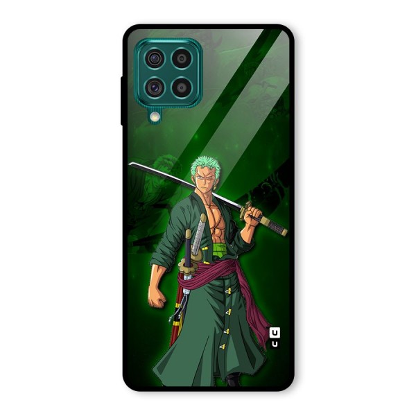 Zoro Ready Glass Back Case for Galaxy F62