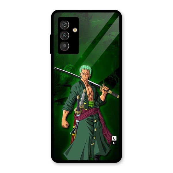 Zoro Ready Glass Back Case for Galaxy M13