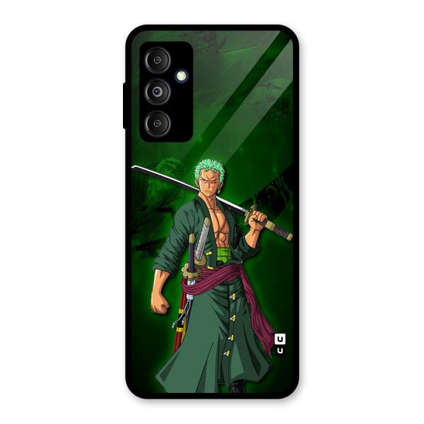 Zoro Ready Glass Back Case for Galaxy M14 5G