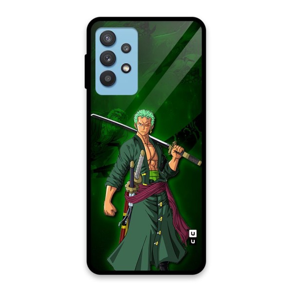 Zoro Ready Glass Back Case for Galaxy M32 5G