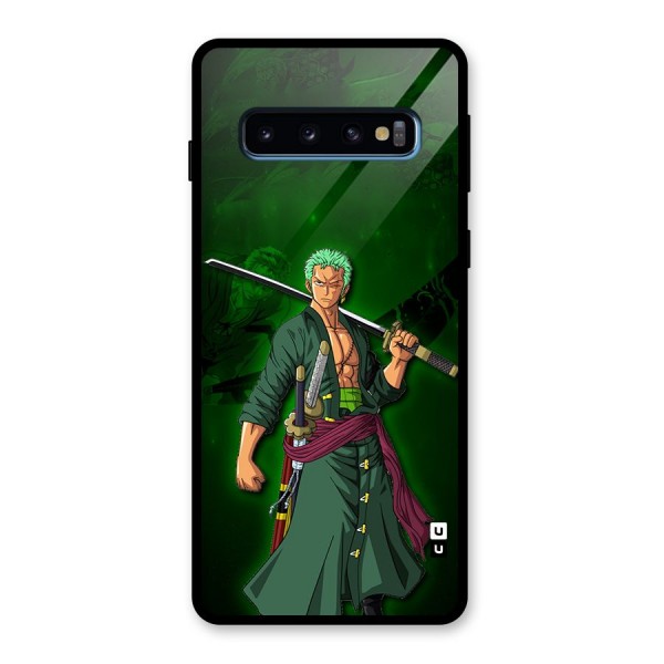 Zoro Ready Glass Back Case for Galaxy S10