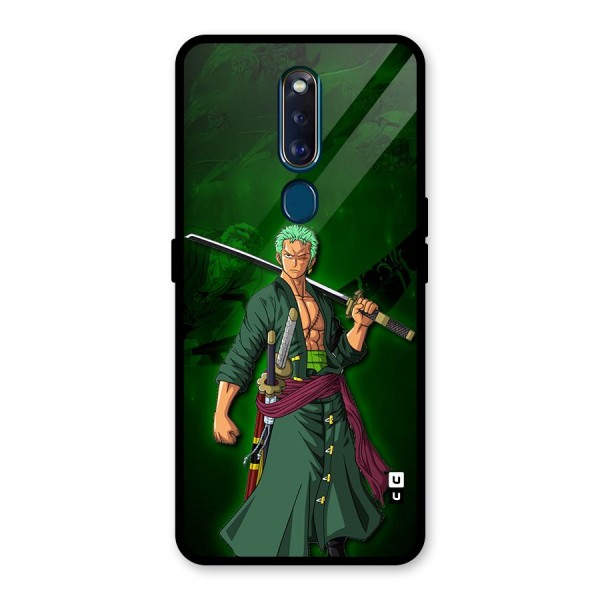 Zoro Ready Glass Back Case for Oppo F11 Pro