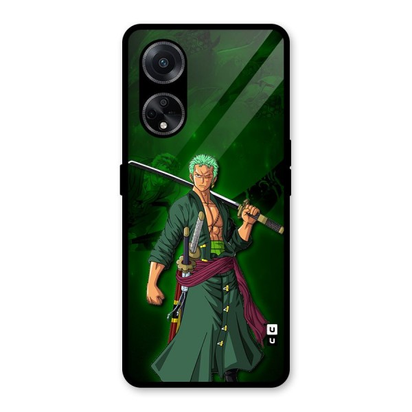 Zoro Ready Glass Back Case for Oppo F23