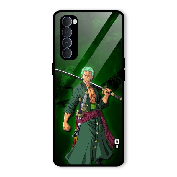 Zoro Ready Glass Back Case for Oppo Reno4 Pro