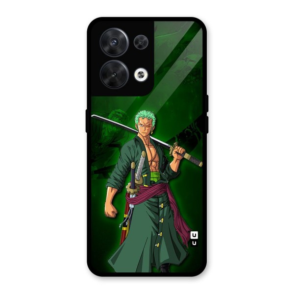 Zoro Ready Glass Back Case for Oppo Reno8 5G