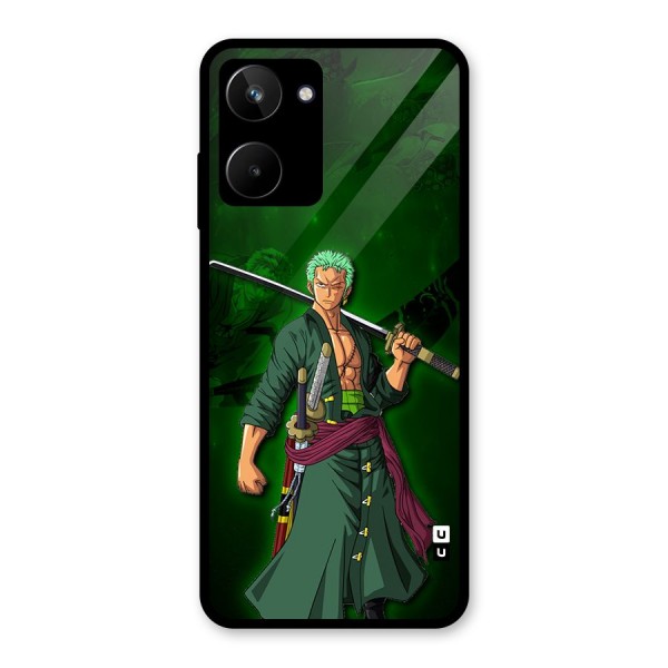 Zoro Ready Glass Back Case for Realme 10