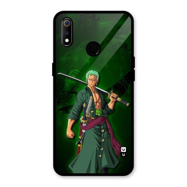 Zoro Ready Glass Back Case for Realme 3