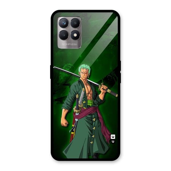 Zoro Ready Glass Back Case for Realme 8i