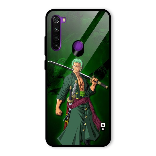 Zoro Ready Glass Back Case for Redmi Note 8