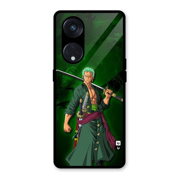 Zoro Ready Glass Back Case for Reno8 T 5G