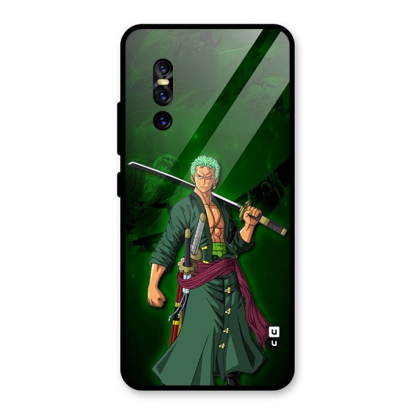 Zoro Ready Glass Back Case for Vivo V15 Pro