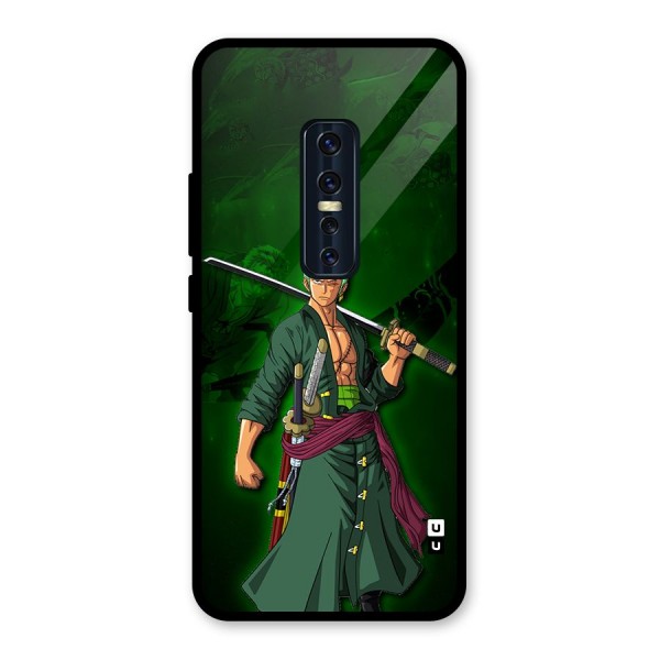 Zoro Ready Glass Back Case for Vivo V17 Pro