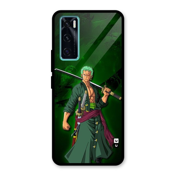 Zoro Ready Glass Back Case for Vivo V20 SE