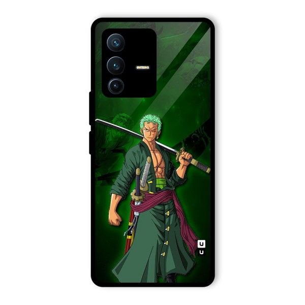 Zoro Ready Glass Back Case for Vivo V23 Pro