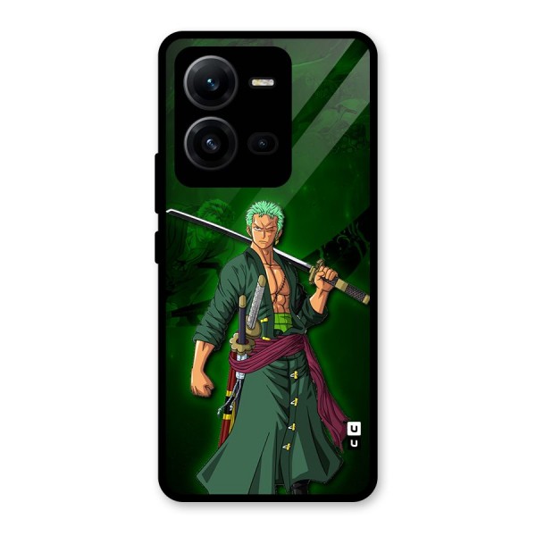 Zoro Ready Glass Back Case for Vivo V25