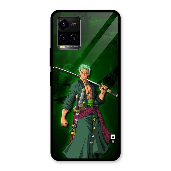 Zoro Ready Glass Back Case for Vivo Y21 2021