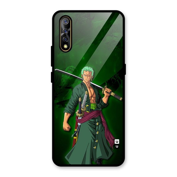 Zoro Ready Glass Back Case for Vivo Z1x