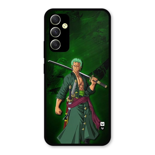 Zoro Ready Metal Back Case for Galaxy A34