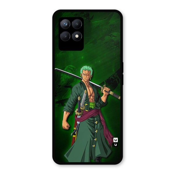 Zoro Ready Metal Back Case for Realme 8i