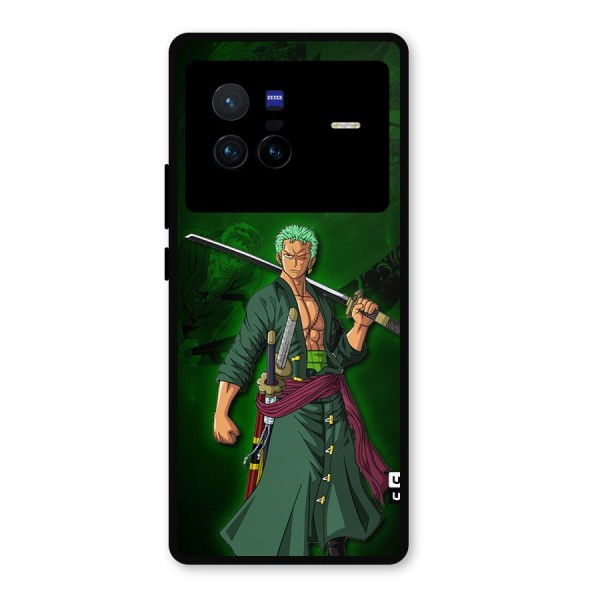 Zoro Ready Metal Back Case for Vivo X80