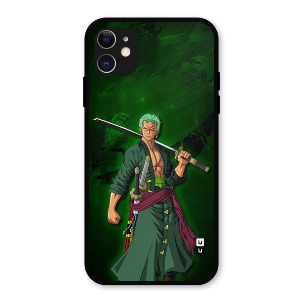 Zoro Ready Metal Back Case for iPhone 11