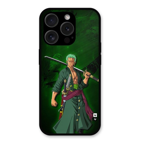 Zoro Ready Metal Back Case for iPhone 15 Pro