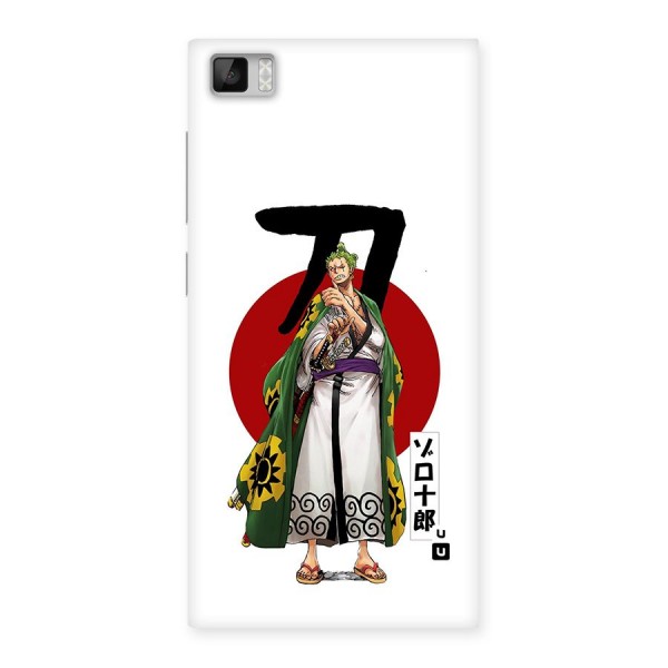 Zoro Stance Back Case for Mi3