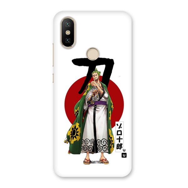 Zoro Stance Back Case for Mi A2