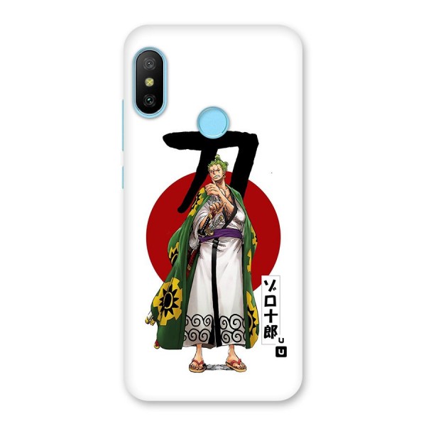 Zoro Stance Back Case for Redmi 6 Pro