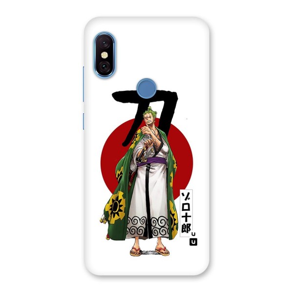 Zoro Stance Back Case for Redmi Note 6 Pro