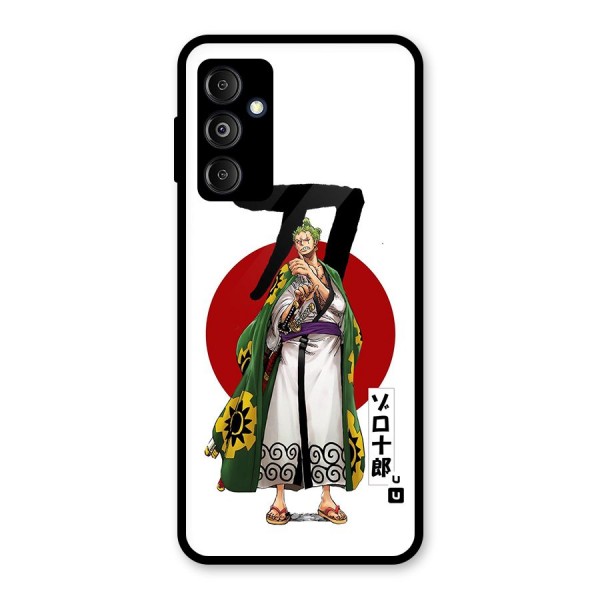 Zoro Stance Glass Back Case for Galaxy M14 5G