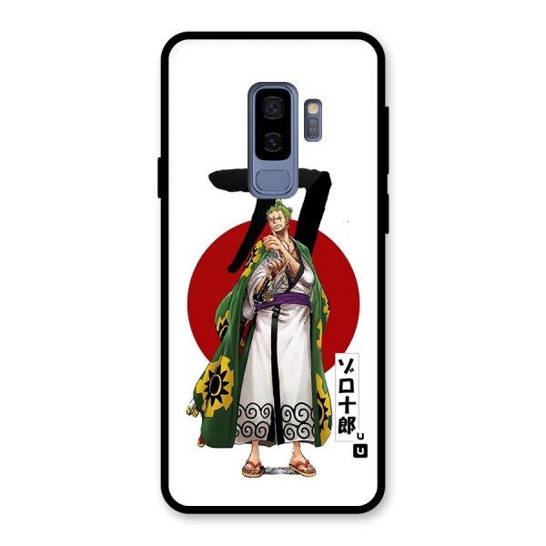 Zoro Stance Glass Back Case for Galaxy S9 Plus