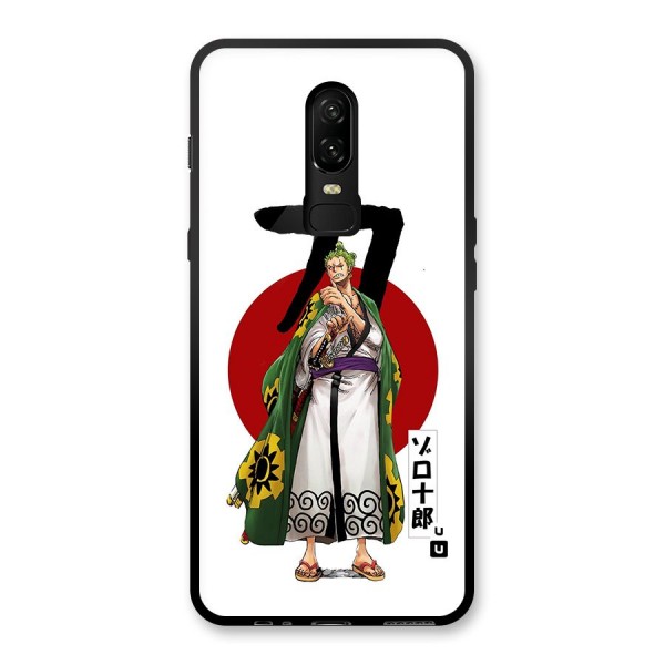 Zoro Stance Glass Back Case for OnePlus 6