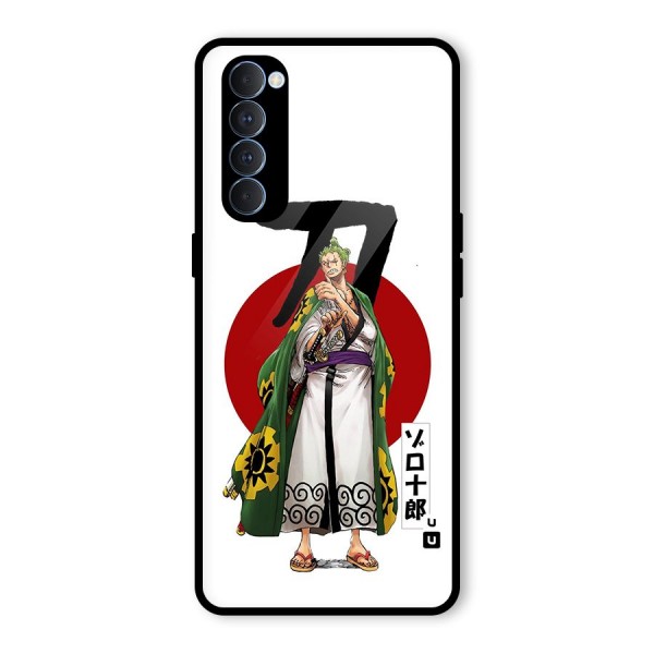 Zoro Stance Glass Back Case for Oppo Reno4 Pro