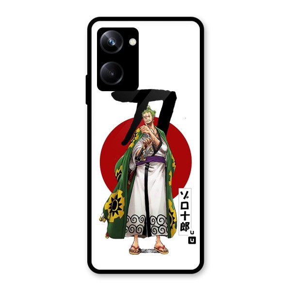 Zoro Stance Glass Back Case for Realme 10 Pro