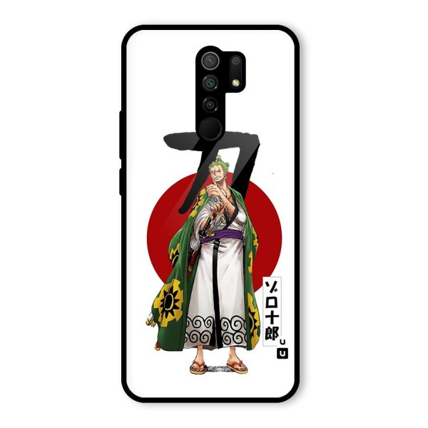 Zoro Stance Glass Back Case for Redmi 9 Prime