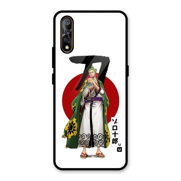 Zoro Stance Glass Back Case for Vivo Z1x