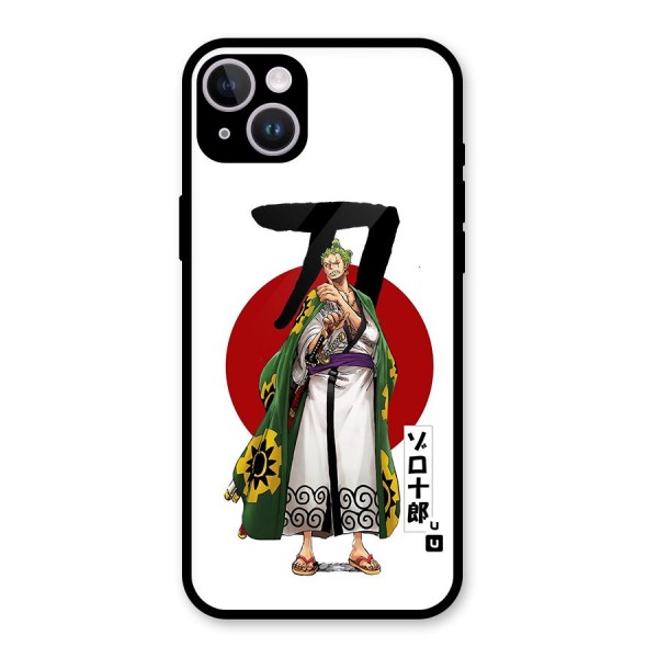 Zoro Stance Glass Back Case for iPhone 14 Plus