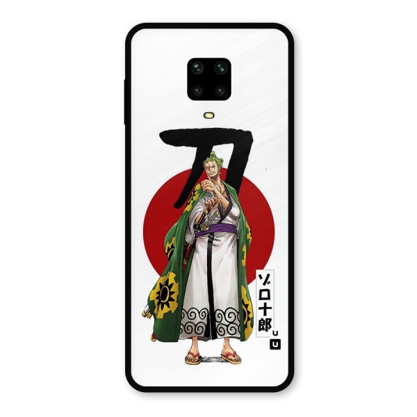 Zoro Stance Metal Back Case for Redmi Note 9 Pro