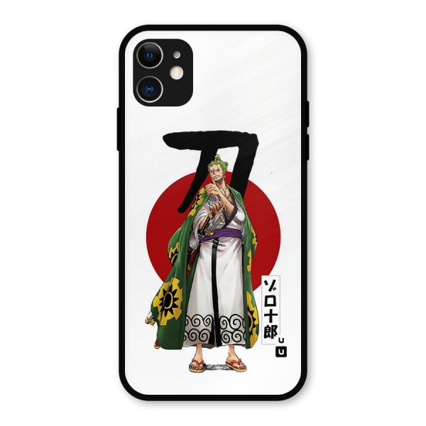 Zoro Stance Metal Back Case for iPhone 11