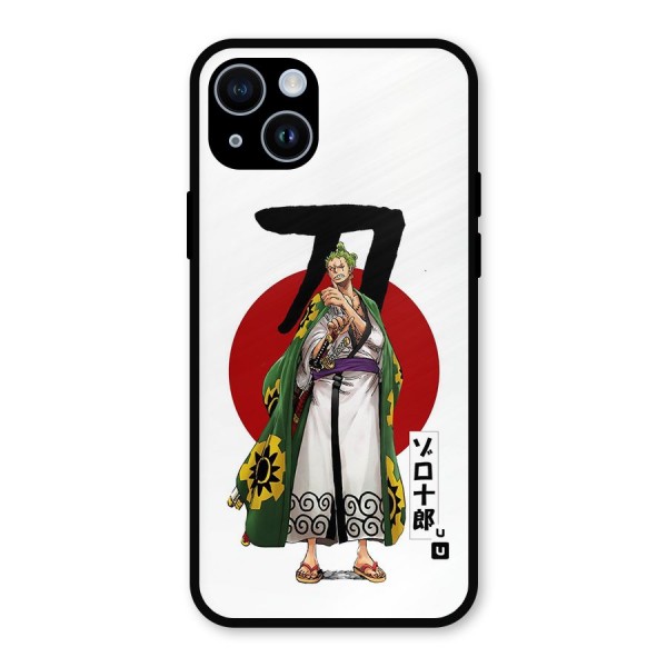 Zoro Stance Metal Back Case for iPhone 14