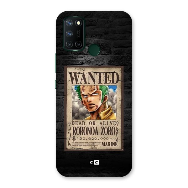 Zoro Wanted Back Case for Realme C17