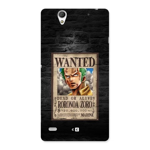 Zoro Wanted Back Case for Xperia C4