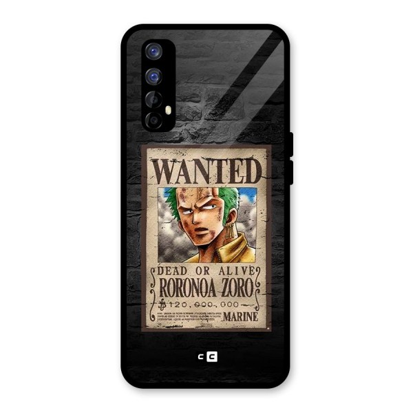 Zoro Wanted Glass Back Case for Realme 7