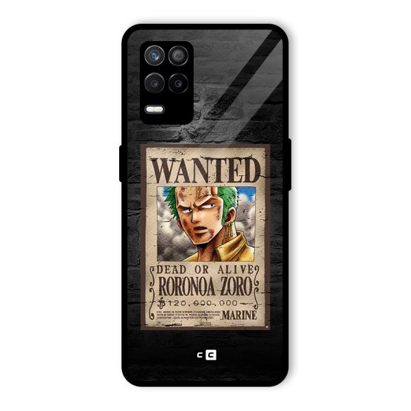 Zoro Wanted Glass Back Case for Realme 9 5G