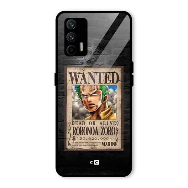 Zoro Wanted Glass Back Case for Realme GT 5G