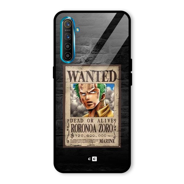 Zoro Wanted Glass Back Case for Realme X2