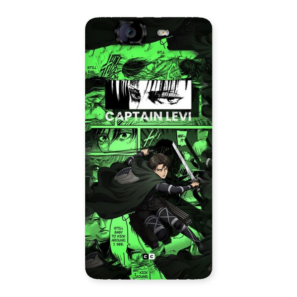 captain Levi Stance Back Case for Canvas Knight A350